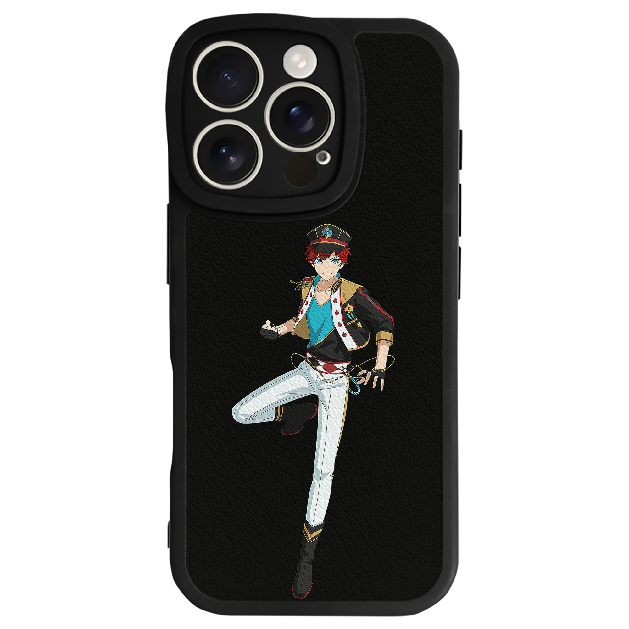 （画像用） あんさんぶるスターズ! Ensemble Stars 【iPhone 16シリーズ対応】シリコンスマホケース（レザー調） 材質：シリコン